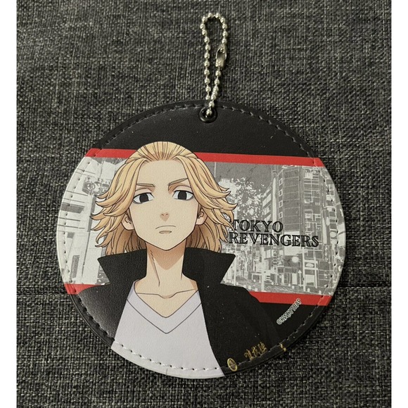 Tokyo Revengers MANJIRO SANO Leather Charm Keychain Anime - Picture 1 of 3